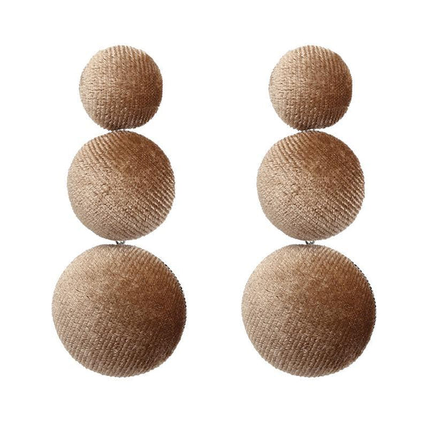 Elegant Pom Pom Earrings