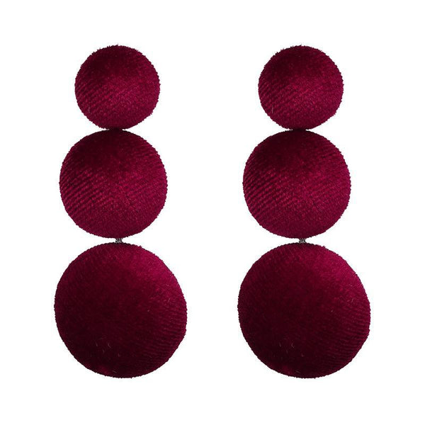 Elegant Pom Pom Earrings