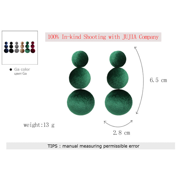 Elegant Pom Pom Earrings