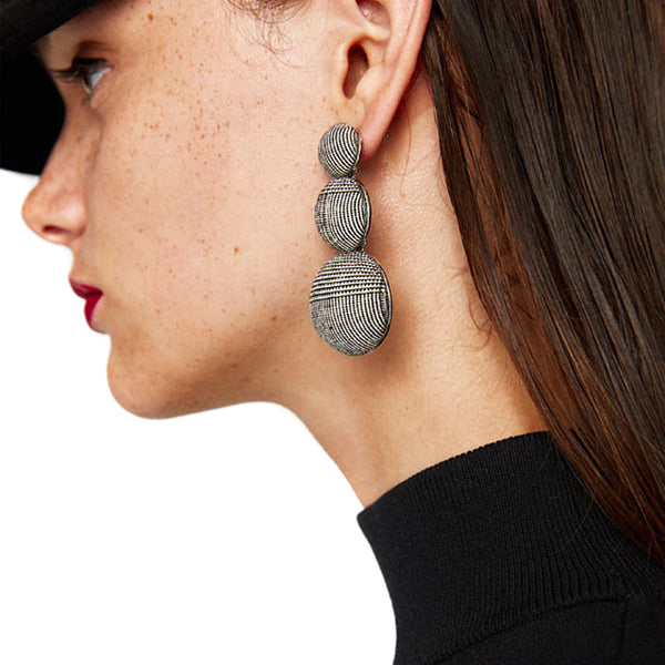 Elegant Pom Pom Earrings