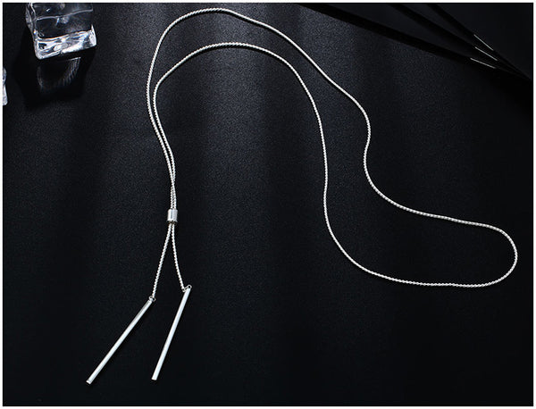 Gold Long Strip Pendants