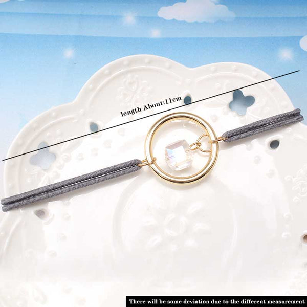 Round Circle with Crystal Gum