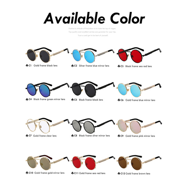 Circle Steampunk Sunglasses