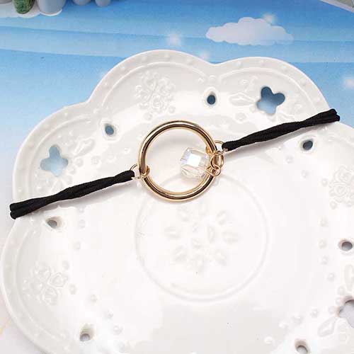 Round Circle with Crystal Gum