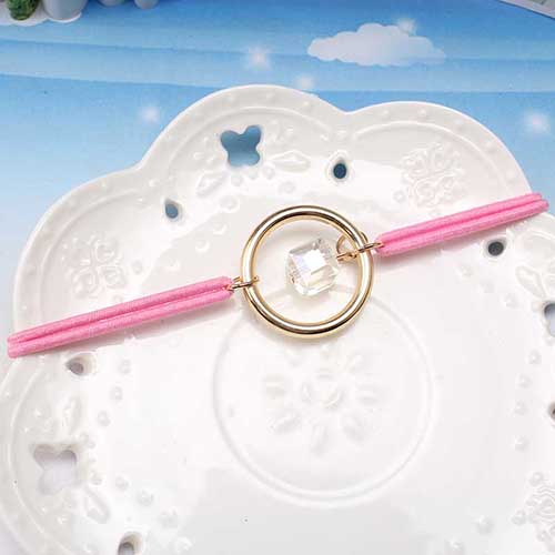 Round Circle with Crystal Gum