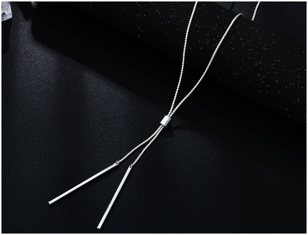 Gold Long Strip Pendants